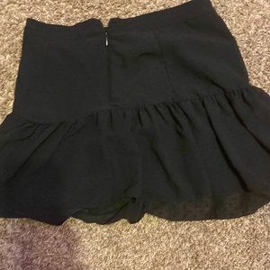 Forever 21 black poka dot mini skirt